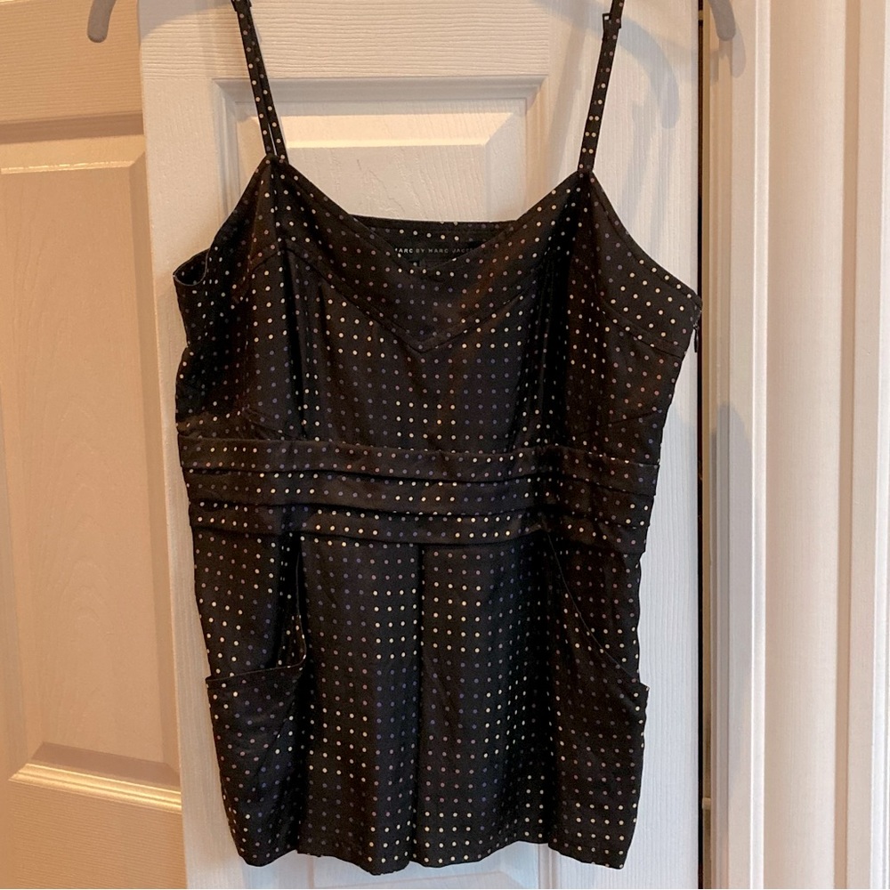 100% silk pleated camisole by Marc by Marc Jacobs